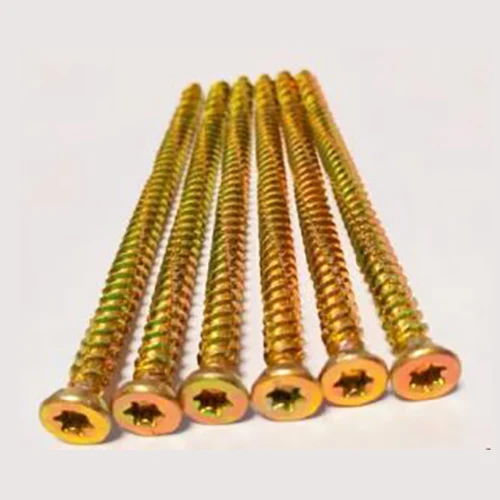 Torx pozi 6 nibs sárga cink hi-lo szálbeton csavar